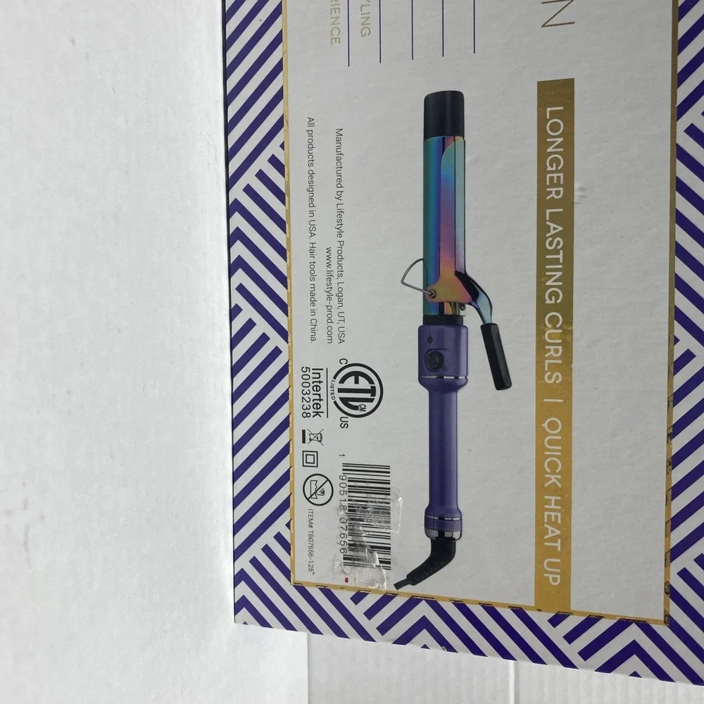 TruBeauty Professional Curling Iron 1 1/4in.  Hair Care Styling Tool